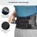LCPQHUAG Back Braces for Lower Back Pain Black L-Waist 95-115cm - Buy Online on GoSupps.com