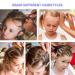 Shop Hanyousheng 500 PCs Mini Transparent Hair Ties - Elastic Bands for Kids Dreadlocks & Ponytails - Fast International Shipping - Buy Online on GoSupps.com