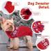Katzinst Christmas Dog Sweater for Small Breeds | Fleece Sweater for French Bulldogs Dachshunds Chihuahuas & Yorkshires in Red - Buy Online on GoSupps.com