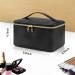 OCHEAL Portable Makeup Bag Organizer for Women - Large Capacity Cosmetic Travel Case with Handle and Divider - Black - Buy Online on GoSupps.com