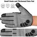 Westwood Fox WFX Vollfinger Mountain Bike Gloves | Touchscreen Padded Anti-Slip Racing Gloves for Men & Women - Black - Buy Online on GoSupps.com