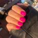 Hot Pink Press On Nails Short Square KXAMELIE Natural Short Gel Nails Glue on Acrylic Nails Press ons Featured Protective Coat Thick Reusable Fake Nails Solid Color 24 Short Coffin Artificial Nails pure hot pink
