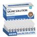 Hiins 0.9% Saline Solution for Nebulizer and Airway Moisturizing Sodium Chloride 0.9% for Nose & Eyes Gentle Nasal Cleanse for Adults and All Ages Sterile 5ml Vials 50 Count