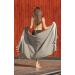 Bazaar Anatolia Turkish Beach Towel - Oversized 100% Cotton Bath Towel 73x38, Quick Dry Throw Blanket - Diamond Black - Buy Online on GoSupps.com