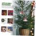 Buy Abaodam 4-Piece Wrought Iron Christmas Tree Hanging Bells | Snowy Decor for American Style Xmas Trees | 7x7cm | International Shipping Available - Buy Online on GoSupps.com