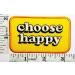 Choose Happy Word Patches - DIY Embroidered Iron On/Sew On Patch for Apparel & Accessories - Buy Online on GoSupps.com