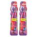Colgate Kids Toothbrush, Trolls, Extra Soft Toothbrush with Suction Cup, 4 Pack Trolls 2 Count (Pack of 2)