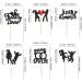 Ercadio 24 Pack Divorce Cupcake Toppers Black Glitter Finally Done Just Divorced Cupcake Picks Divorce Cupcake Picks for Break Up Theme Bachelor Freedom Party Cake Decoration Supplies - Buy Online on GoSupps.com