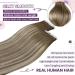 LAAVOO Ombre Blond Tape Extensions - Real Hair Balayage Glue-In 40g 55cm #8/60/8 - 20PCS International Shipping Available - Buy Online on GoSupps.com