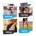 CROSSTRAP IT Band Strap - Adjustable Compression Wrap for ITB Syndrome Support - Pain Relief Knee Brace for Running, Cycling & Sports - Large Size - Buy Online on GoSupps.com