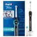 Oral-B teen electrical toothbrush/electric toothbrush 3 cleaning modes including sensitive and bluetooth app for dental care ortho-care pitch for braces designed by brown black 1 piece single