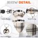 Plaid Bow Tie Cat Collar Set with Bell - 4 Piece Breakaway Bandana & Bowtie for Pet Kittens and Puppies - Buy Online on GoSupps.com