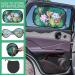 Car Sun Protection for Babies | UV Protection Sun Visors with Suction Cups | 2-Piece Animal Motif Set - 51x31cm - Buy Online on GoSupps.com