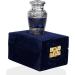 hlc Lovely Small Keepsake Urn Qnty 1 - Keepsake Urn for Human Ashes with 1 Velvet Box Bag-Mini Keepsake Urn -Beautiful Peaceful Blue Brass Hand Engraved Mini Memorial Affordable Keepsake Urn (3 cu.in) - Buy Online on GoSupps.com