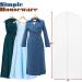 10 Pack - Simplehouseware 55-Inch Translucent Garment Bags with Zipper - Ideal for Suits, Dresses, Costumes, and Uniforms - Pack of 10 - Buy Online on GoSupps.com
