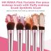 HH MAKA Pink Eyeshadow Brush Set - Upgrade 5Pcs Eye Brushes with Portable and Premium Storage Box - Buy Online on GoSupps.com