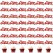 60 Pieces Red Merry Christmas Cupcake Toppers Glitter Xmas Holiday Cupcake Picks Christmas Party Cake Decorations Toothpicks for Xmas Party Cupcake Fruit Picks Dessert Toppers Decor
