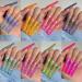 12 Colors Acrylic Powder Set - Mermaid Hexagon Chunky Glitter for Nail Extension & Dipping | Professional 3 in 1 Acrylic Polymer No Nail Lamp Needed - Buy Online on GoSupps.com