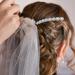 Geosar 4-Piece Alloy Rhinestone Hair Combs - Crystal Flower Bridal Accessories for Women - Wedding Hair Clips - Buy Online on GoSupps.com