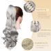 50cm Dark Gray Curly Ponytail Extensions | Gairyan Wavy Synthetic Hair Claw Clip for Women - Buy Online on GoSupps.com