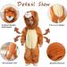 Doladola Baby Lion Hooded Onesie Pajamas - 18-24 Months | Cute Cartoon Animal Romper for Boys and Girls - Buy Online on GoSupps.com