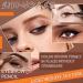 Eyebrow Styling Gel Shaping Kit Long Lasting Waterproof Eyebrow Pomade Dark Brown Eyeliner Dual-ended Eyebrow Pencil Kit with 24 Eyebrow Pen Stamp Stencils - Buy Online on GoSupps.com