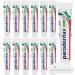 Parodontax Herbal Fresh Toothpaste against bleeding gums 75 ml pack of 12 (12 x 75ml) and Celexqua toothbrush cap