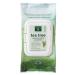 Earth Therapeutics Makeup Remover Wipes Tea Tree Oil Purifies & Conditions - Daily Cleansing Facial Towelettes Remove Makeup & Waterproof Mascara Certified Organic Botanicals 30 wipes
