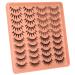 Mange Lashes 20 Pairs Natural Anime Eyelashes Extensions - DIY Cluster Wispy Curl False Eyelashes Pack - Newcally - Buy Online on GoSupps.com