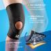 LP SUPPORT 708CA Extreme Knee Support Sleeve - Breathable CoolPrene Compression Brace for Athletes (Black Size L) - International Shipping Available - Buy Online on GoSupps.com