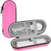 LOPHE Electric Toothbrush Travel Case Dustproof Toothbrush Storage Holder Portable Toothbrush Protective Cover Bag Electric Toothbrush Case Container for Business Camping Travel (Magenta) - Buy Online on GoSupps.com
