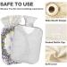 Naanle 2L Hot Water Bottle with Lavender Cover | Heat Therapy for Back Pain Relief Hand & Foot Warmer Cold Therapy - Transparent Design - Buy Online on GoSupps.com
