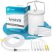 Lyvana's enema set for intestinal inlet (2 liters) - simple & pleasant - error for colon cleaning in full equipment - Setian and hygienic transparent enema