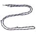Lightweight & Durable 4-Way Adjustable Dog Leash for Small Dogs - 2.40m | Double Linen | Africa (Brown-Light Blue Marine) - Buy Online on GoSupps.com