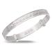Expanding 925 Sterling Silver Teddy Bear Baby Bangle