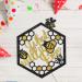 Tenhaisi What Will it Bee Cake Topper - Bumblebee Theme Birthday/Baby Shower/Gender Reveal Party Cake Decors Photo Booth Props - Gold&Black Glitter Cake Topper - Buy Online on GoSupps.com