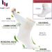 Hugh Ugoli Women's Cotton Diabetic Ankle Socks 3 Pairs Wide & Loose Fit White - Buy Online on GoSupps.com