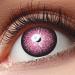Colored contact lenses 1 pair of purple Galaxy Purple (2 pieces).Top quality for Halloween Mardi Gras Fastnacht Carnival Halloween free contact lens container without strength