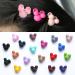 20 PCS Multi-Colored Mini Hair Clips for Girls & Women - Cute Mice Ears Design - Buy Online on GoSupps.com