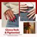 Gellen Gel Nail Polish Set - 6PC Red Burgundy & Hot Pink Purple Gift for Women - Perfect Valentine s Day Manicure - Buy Online on GoSupps.com