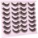 Wispy Lashes Natural False Eyelashes Fluffy 16mm Cat Eye Lashes Pack 5D 14 Pairs Fake Eyelashes by TNFVLONEINS B02 - Buy Online on GoSupps.com