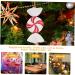 HOMSFOU 1pc Christmas Hanging Ball Decorative Christmas Balls Candy Christmas Decorations Candy Cane Christmas Decorations Christmas Tree Ornament Christmas Candy Pendant Household Mint - Buy Online on GoSupps.com