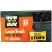 Trash Away Fast Tie Trash Bags (50 Ct 30 Gallons) - Black - Buy Online on GoSupps.com