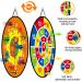 Kizmyee 26'' Dinosaur Themed Dart Board Set for Kids - Double Sided with Sticky Balls and Darts - Indoor/Outdoor Party Games Toy for 3-12 Years Old - Buy Online on GoSupps.com