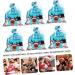 SEWOART 6 Pcs Biscuit Drawstring Bag Candy Bags Santa Bags Drawstring Candy Bag Child Christmas Bag - Buy Online on GoSupps.com