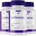 (3 Pack) SupraNail Probiotic Capsules SupraNail Pills Nail Health and Foot Fungus Supra Nail Dietary Nail Health Support Supplement Women Men SupraNail Advanced Foot Fungus Formula (180 Capsules)