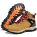 HISEA Brown Women's Hiking Boots - Size 7.5 | Waterproof Outdoor Footwear - Buy Online on GoSupps.com