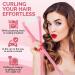 Jelly Curls Blue Gel Curler for Damage-Free Long Hair - Heatless Alternative to Curling Rods (Pink) - Buy Online on GoSupps.com