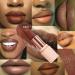 4 Pack Semi Matte Lipstick Set - High Pigment Velvet Matte Finish Waterproof & Long-Lasting Orange Pink Tones for Women - Buy Online on GoSupps.com