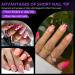 Gelike EC Mini Short Square Gel Nail Tips - 120PCS Full Cover PMMA Resin False Press on Nails | Pre-Etched for Extensions | Clear & Strong | 12 Sizes - Buy Online on GoSupps.com